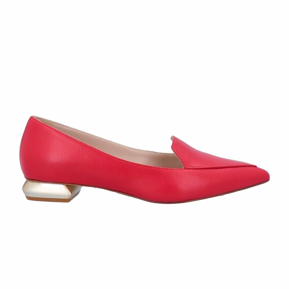 ENTOURAGE Red genuine leather Loafers, Size 8 NEW